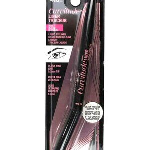 Maybelline Curvitude Liquid Eyeliner Ultra Fine Line Tip #410 Black